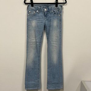True Religion Boot Cut Light Blue Jeans